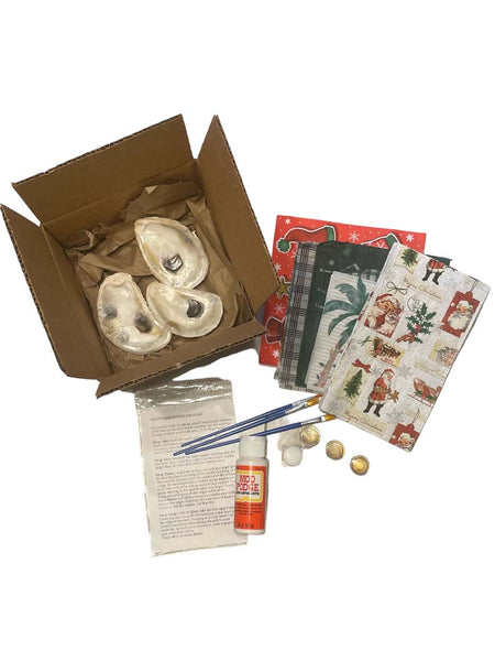 DIY Oyster Shell Decoupage Kit