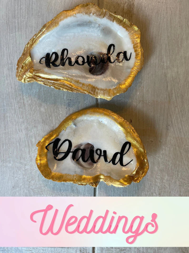 Wedding Oyster Shells for Place Cards | Oyster Shells sells